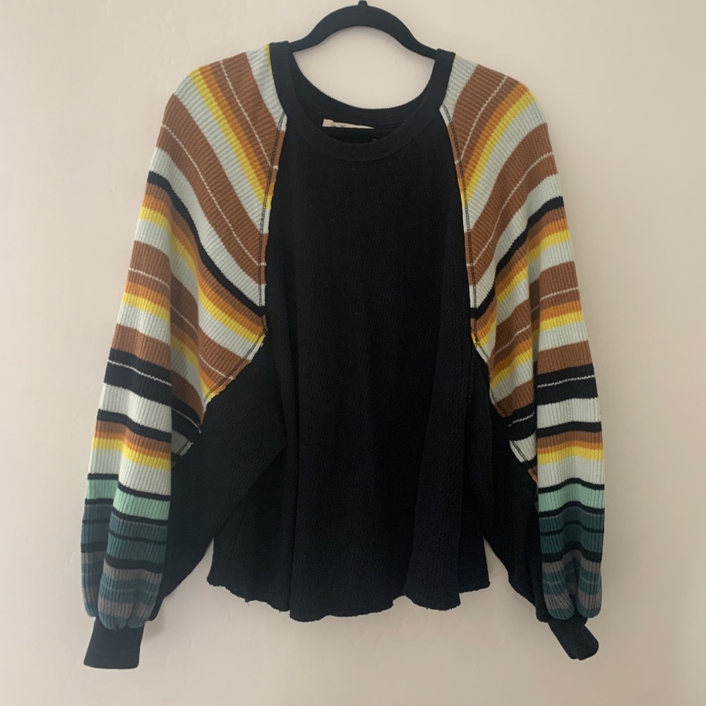 We the Free Rainbow Dreams Top in Black